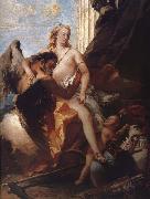 Giovanni Battista Tiepolo Opening time the truth painting